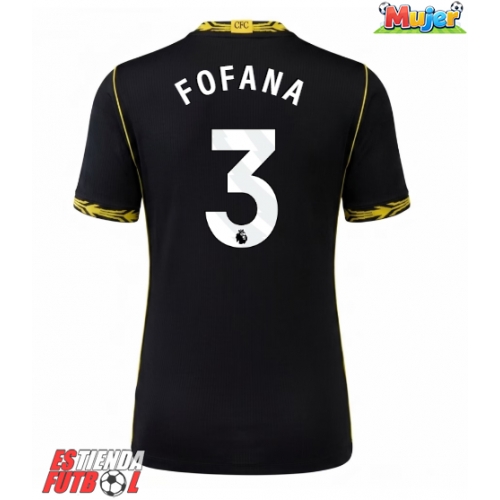 Chelsea Wesley Fofana #3 Segunda Equipación Mujer 2026-27 Manga Corta